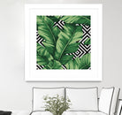 Banana leaf by Paola Morpheus on GIANT ART - green digital painting