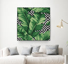 Banana leaf by Paola Morpheus on GIANT ART - green digital painting