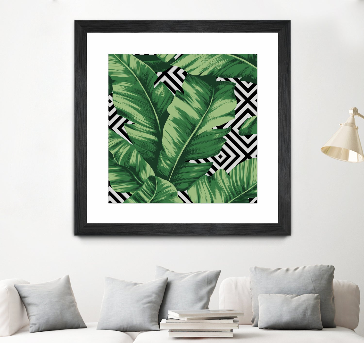 Banana leaf by Paola Morpheus on GIANT ART - green digital painting