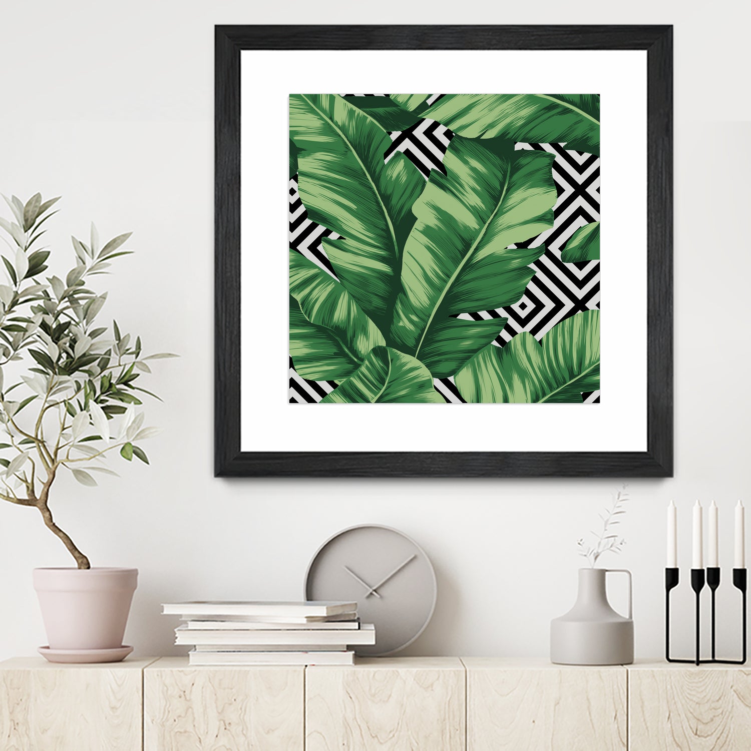 Banana leaf by Paola Morpheus on GIANT ART - green digital painting