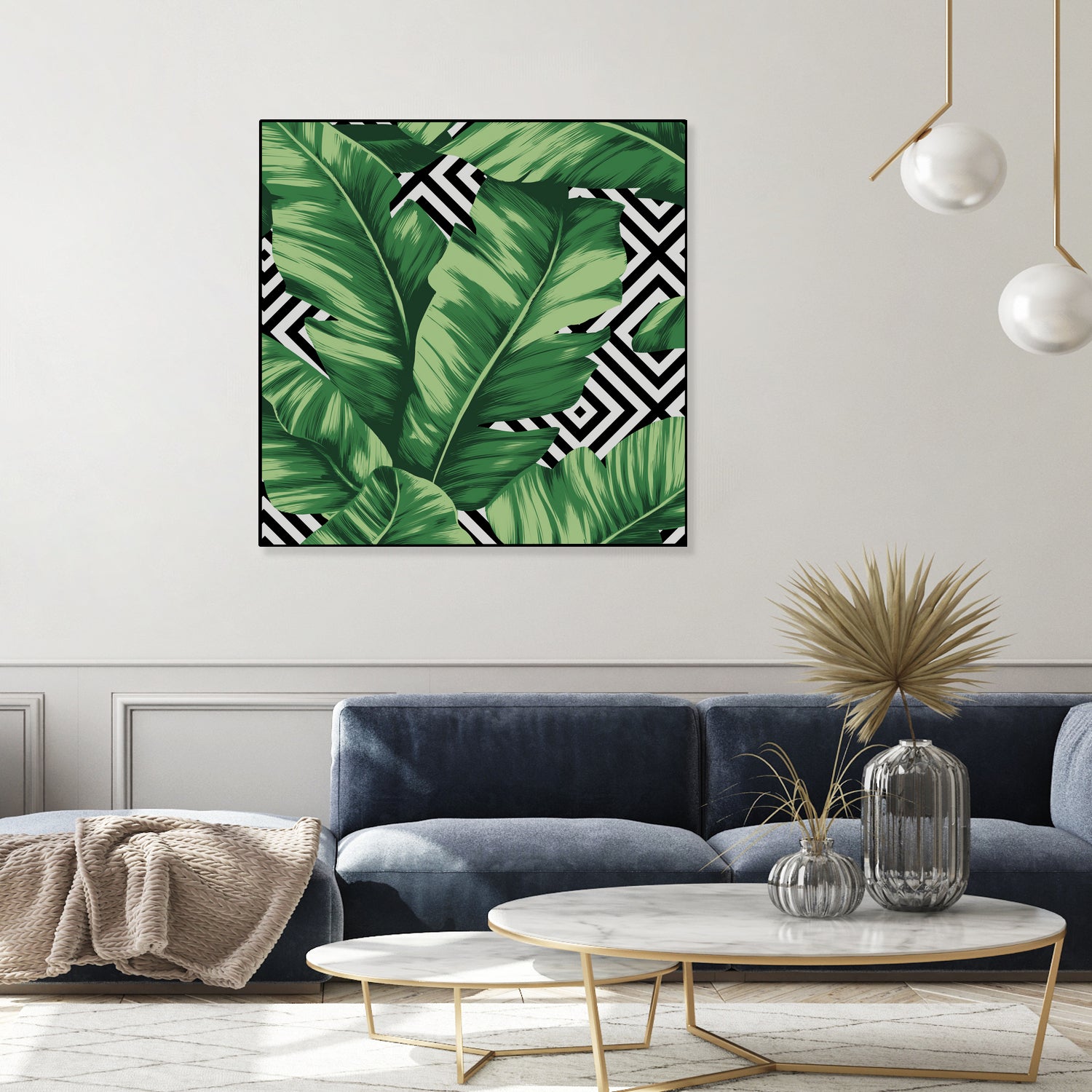 Banana leaf by Paola Morpheus on GIANT ART - green digital painting