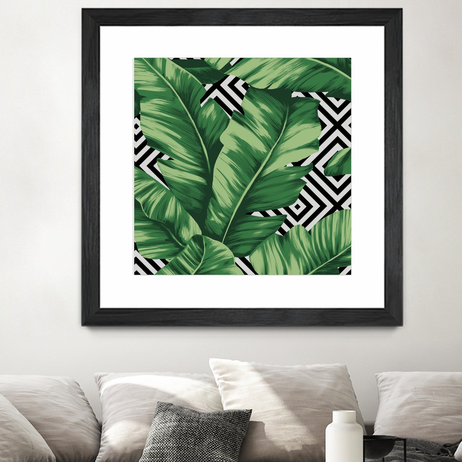 Banana leaf by Paola Morpheus on GIANT ART - green digital painting