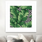 Banana leaf by Paola Morpheus on GIANT ART - green digital painting