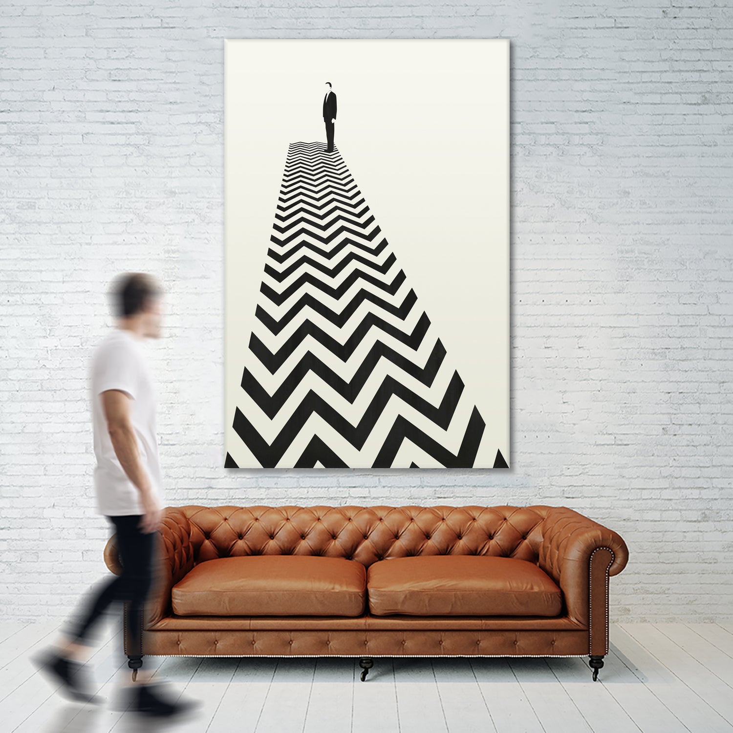 Minimalist Poster by Kristjan Lyngmo on GIANT ART - black digital drawing