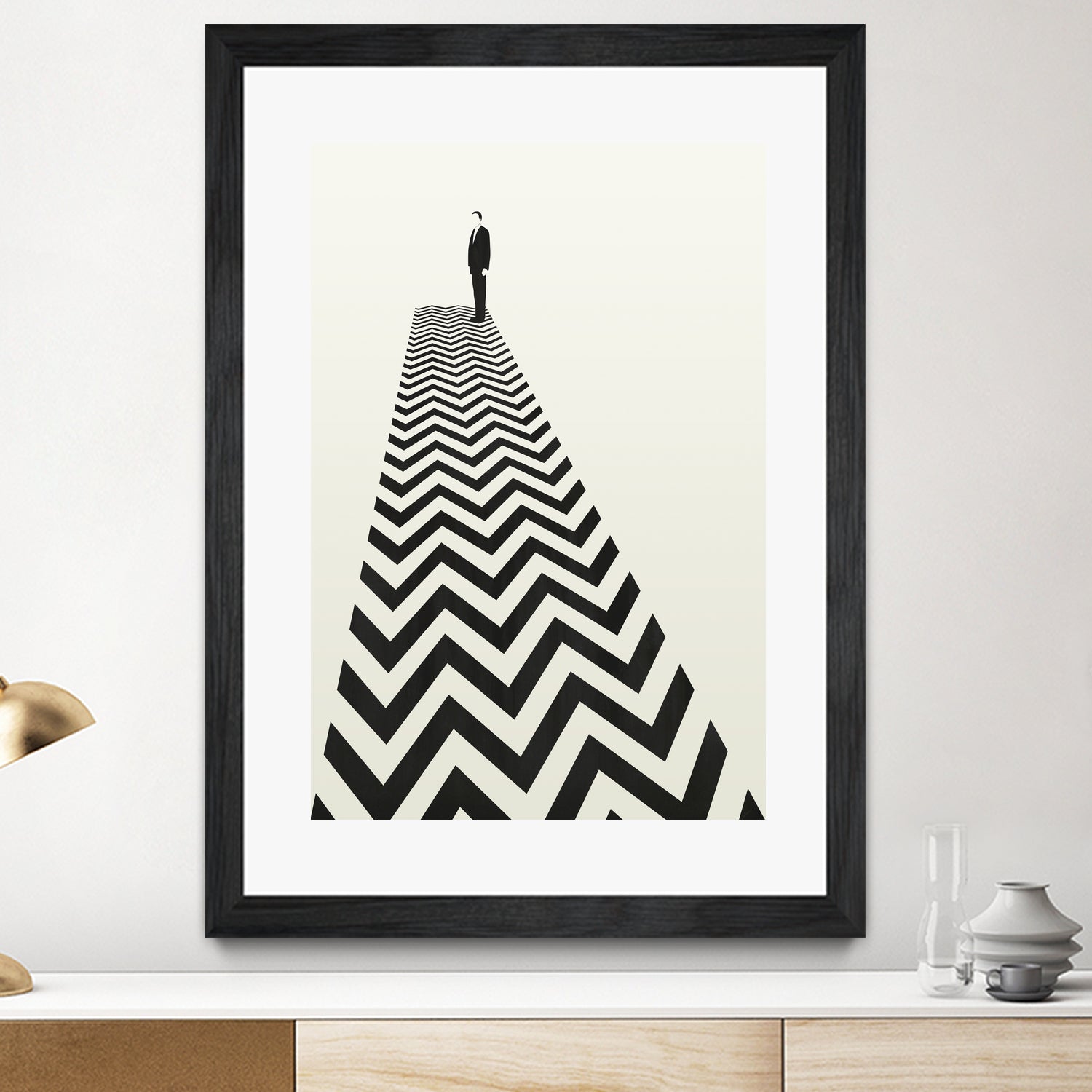 Minimalist Poster by Kristjan Lyngmo on GIANT ART - black digital drawing