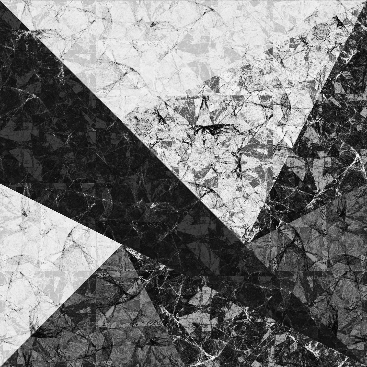 Marble Geometric Background C19 by Ilenia Pagliarini on GIANT ART - black digital drawing