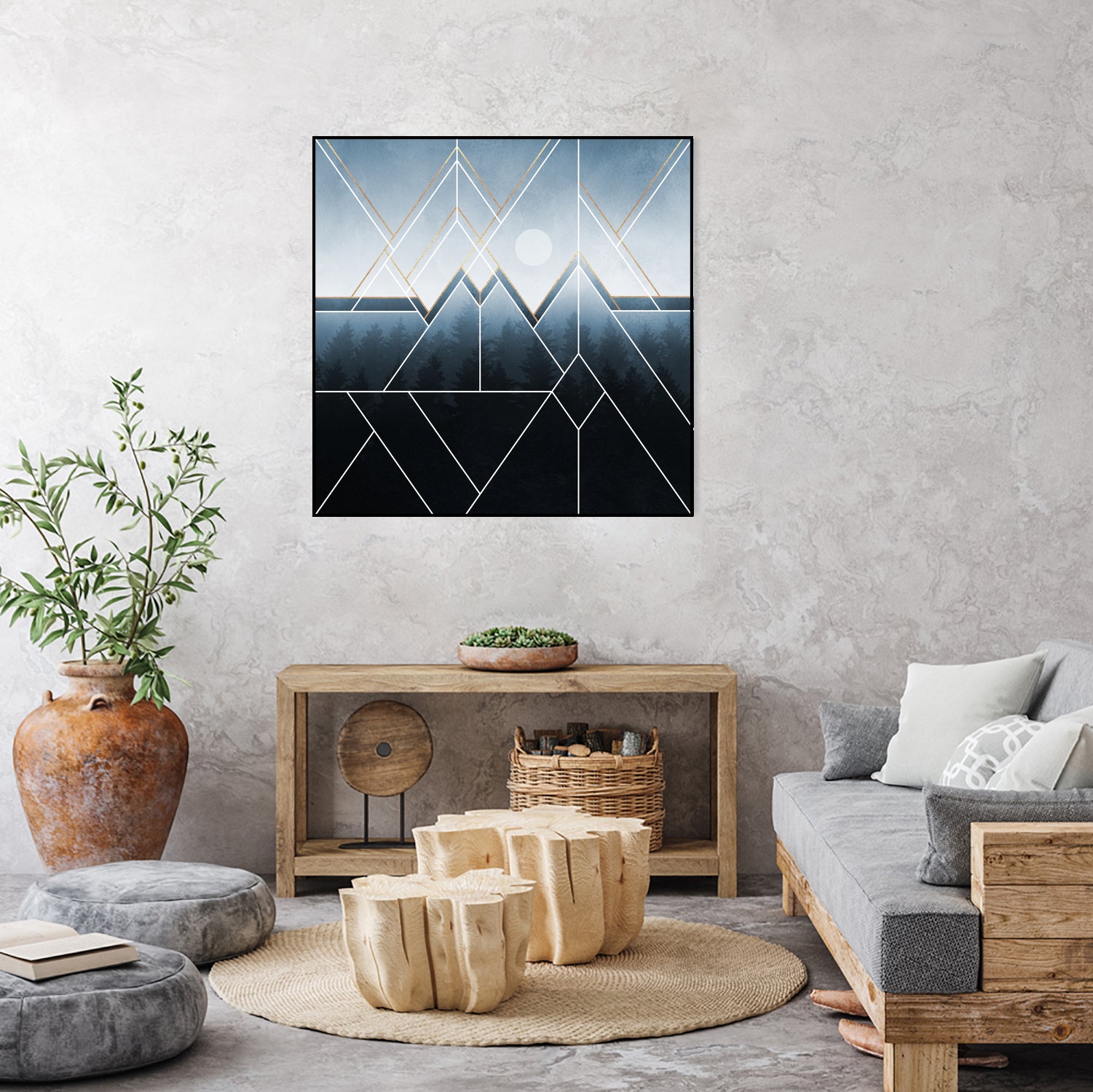 Fading North by Elisabeth Fredriksson on GIANT ART - blue digital painting