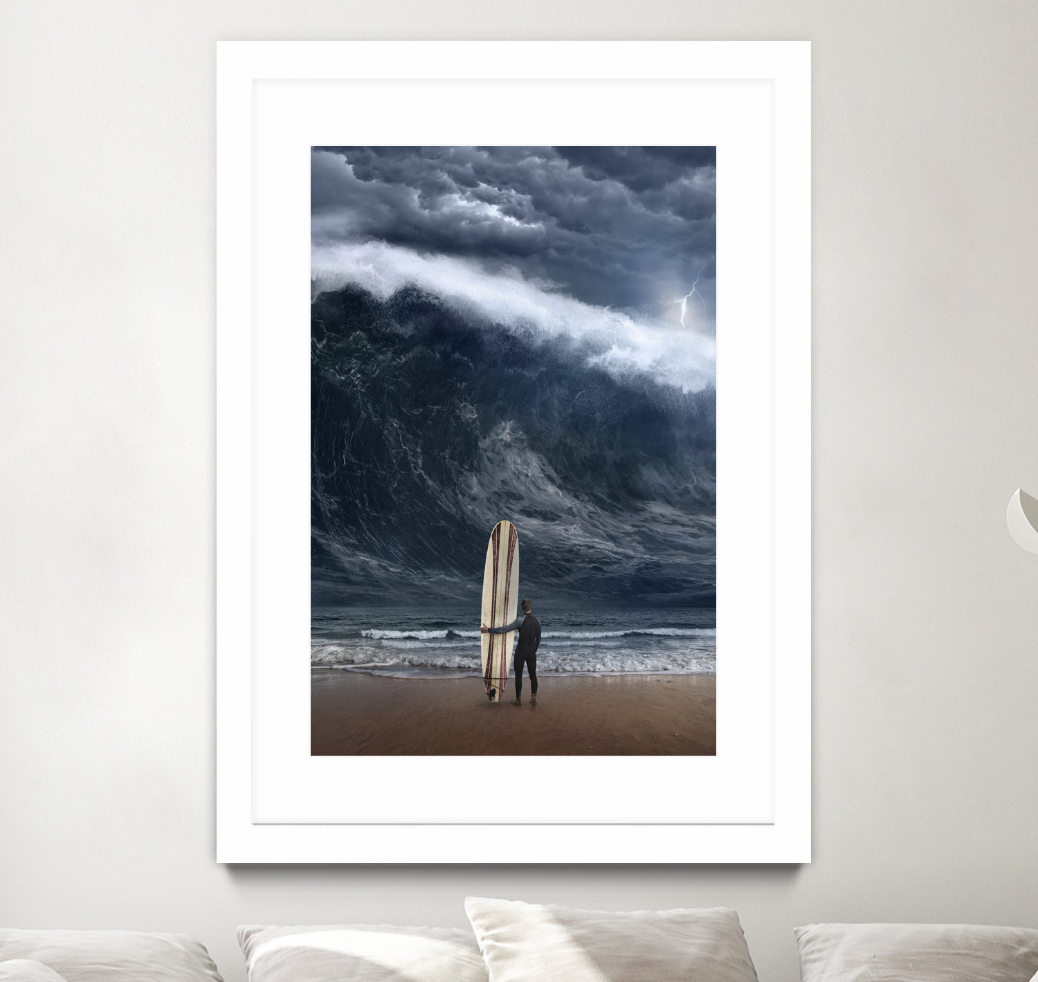 Tsunami by Evgenij Soloviev on GIANT ART - blue digital painting