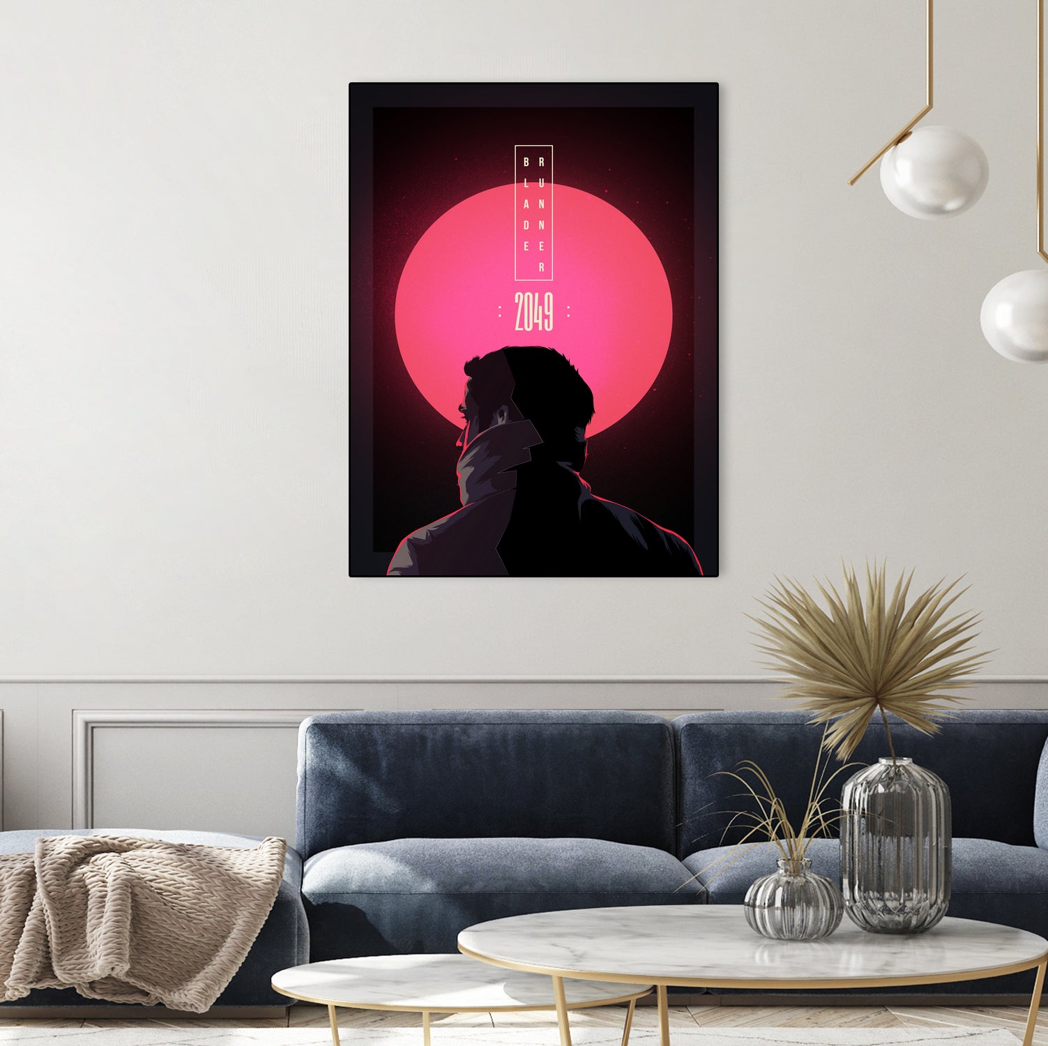 Blade Runner 2049 by Tibor Lovas on GIANT ART - pink digital painting