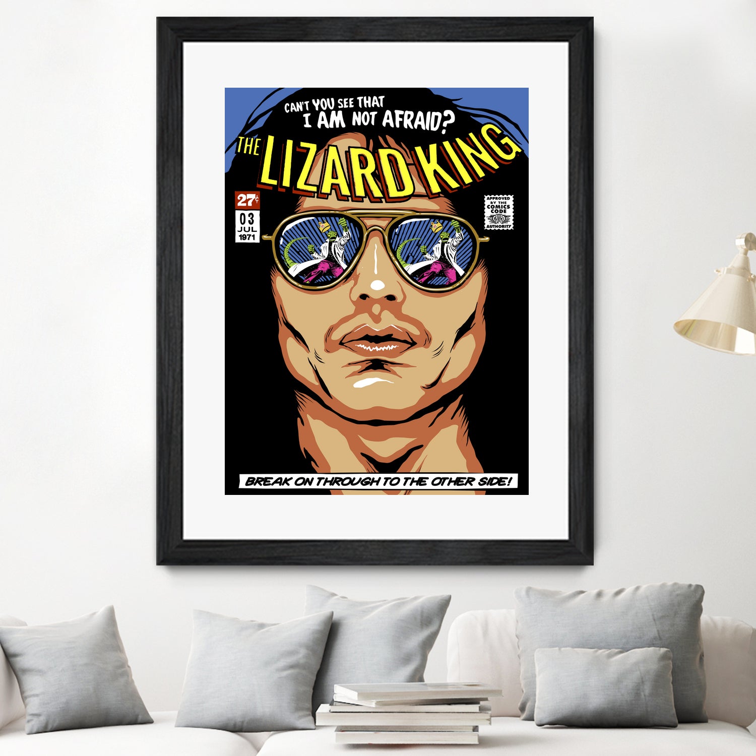 The Lizard King by Bily Mariano da Luz on GIANT ART - black digital drawing