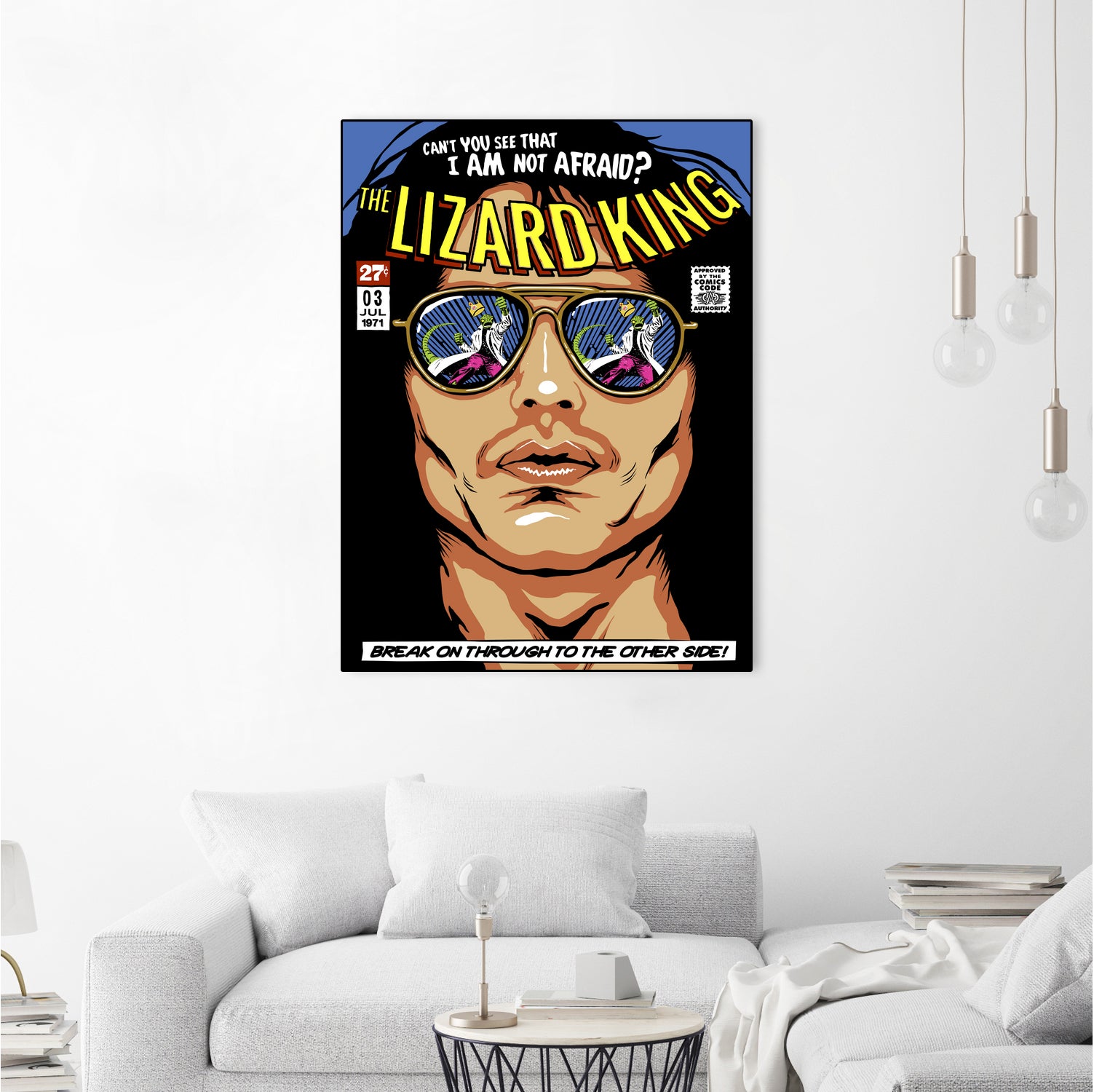 The Lizard King by Bily Mariano da Luz on GIANT ART - black digital drawing