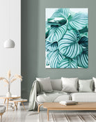 Long  embrace - teal green by Gale Switzer on GIANT ART - green photo manipulation