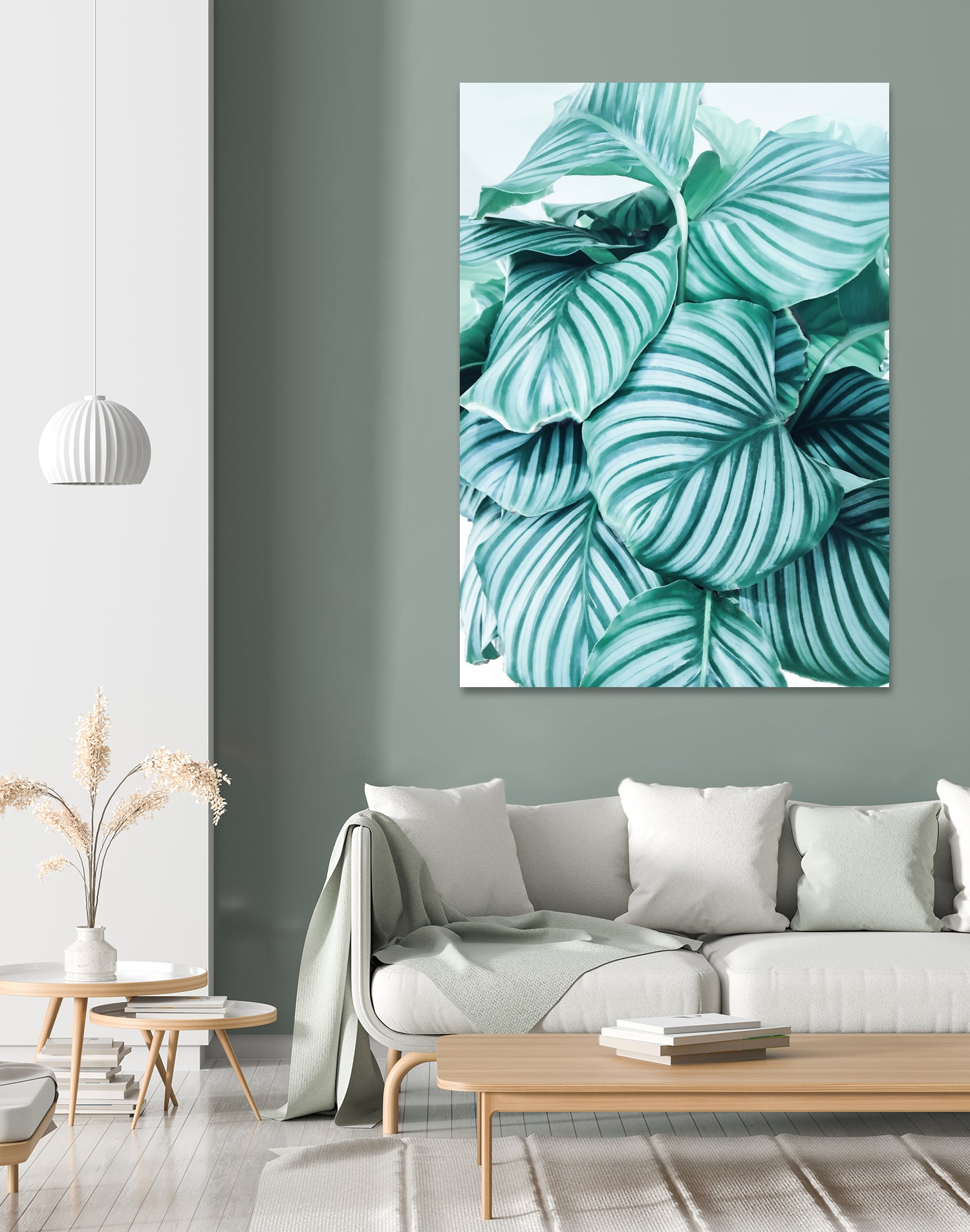 Long  embrace - teal green by Gale Switzer on GIANT ART - green photo manipulation