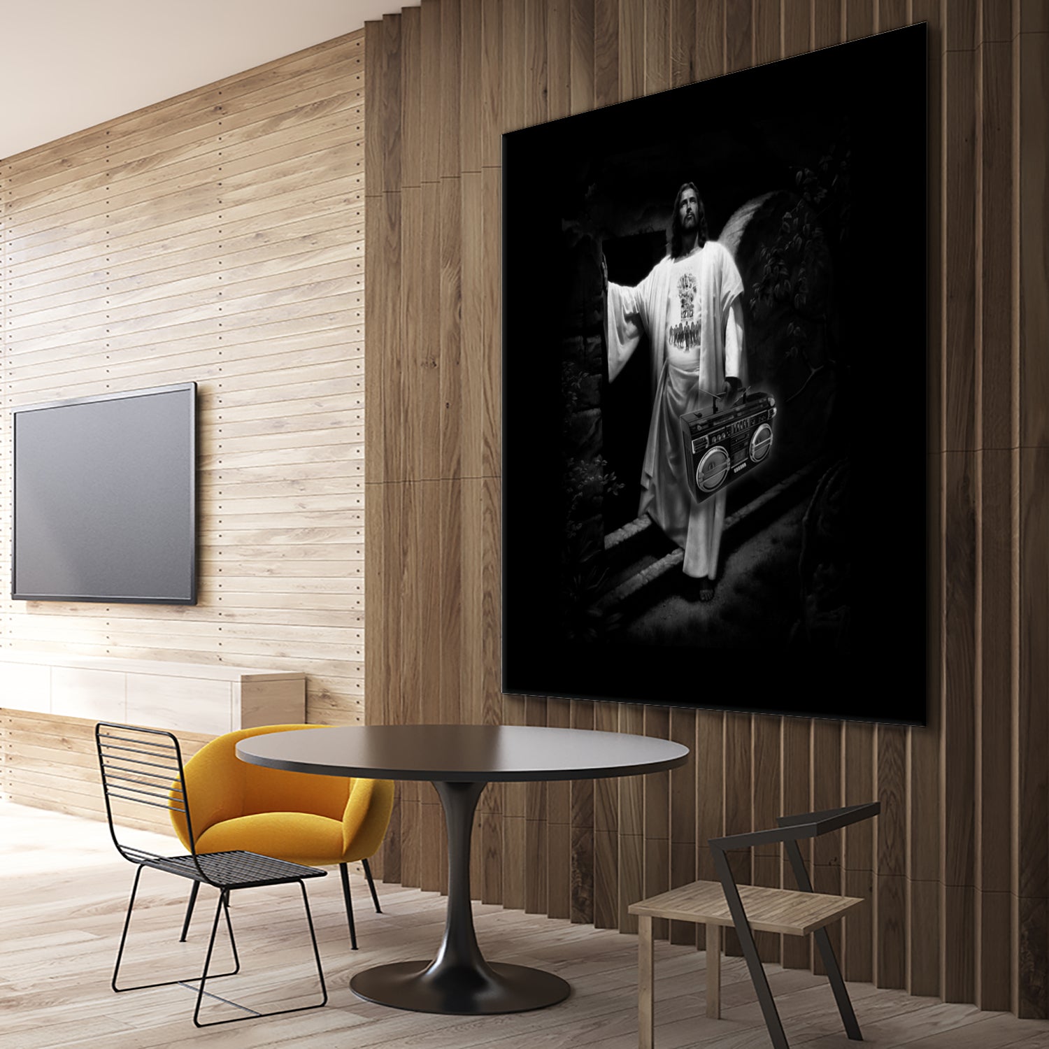 Resurrection (Boom Box Edition) by Ziggy Christenson on GIANT ART - black digital painting