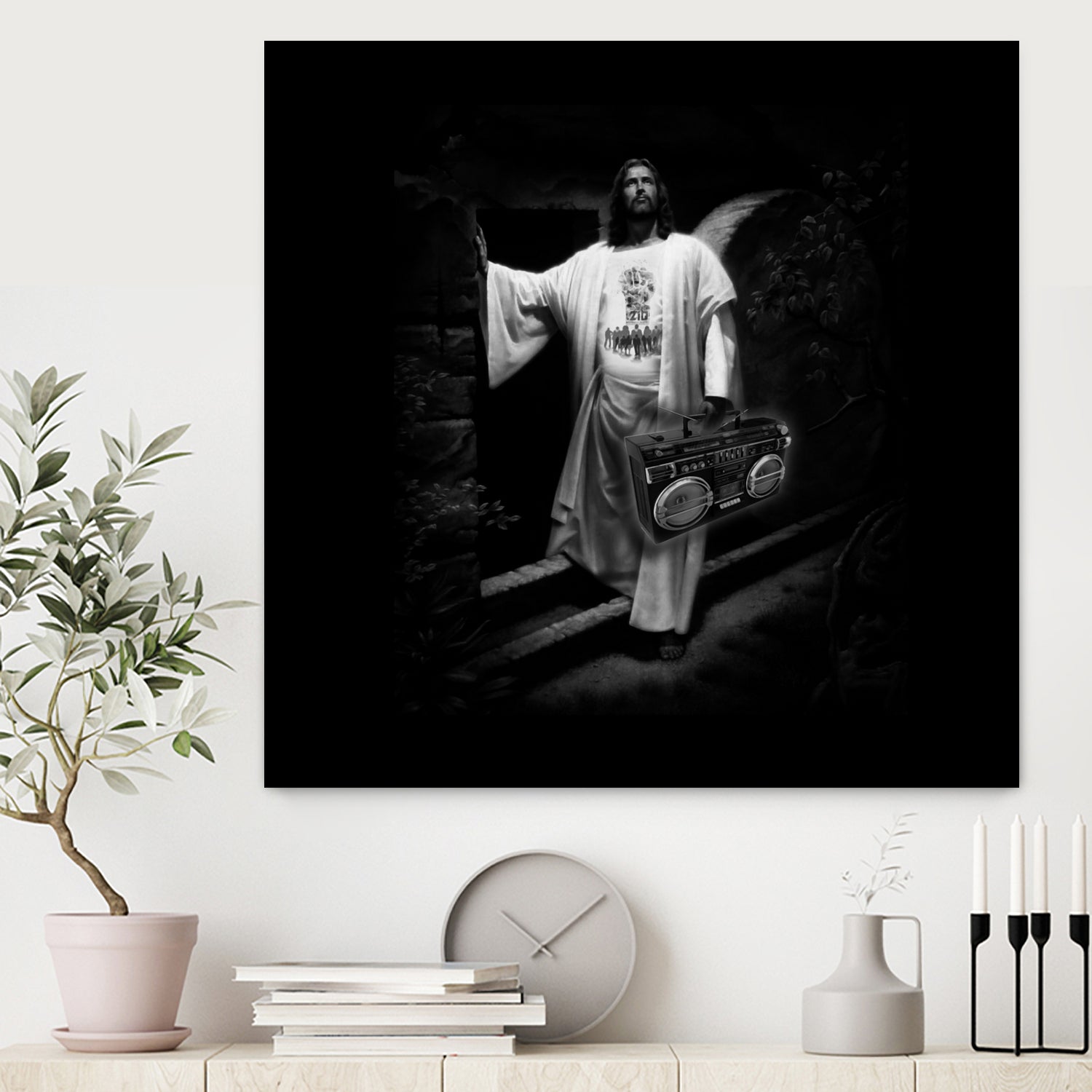 Resurrection (Boom Box Edition) by Ziggy Christenson on GIANT ART - black digital painting