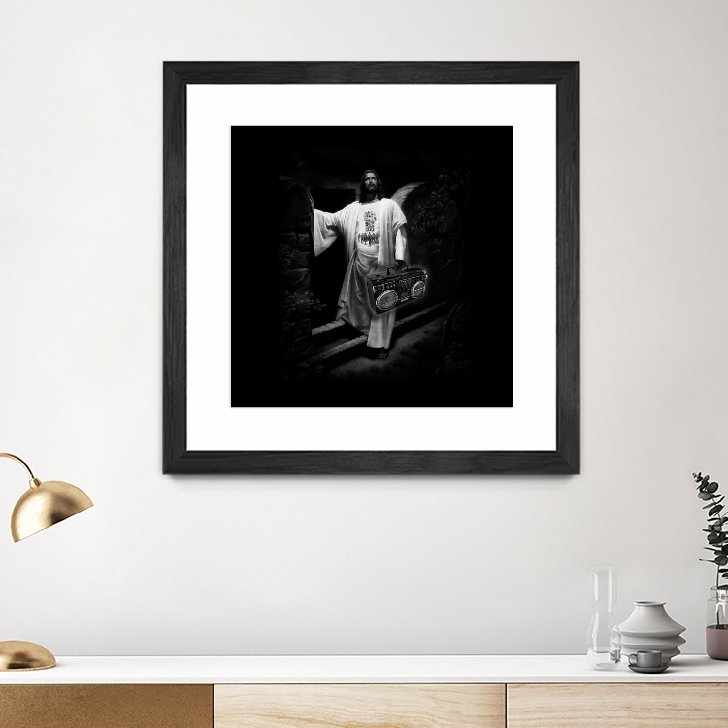 Resurrection (Boom Box Edition) by Ziggy Christenson on GIANT ART - black digital painting