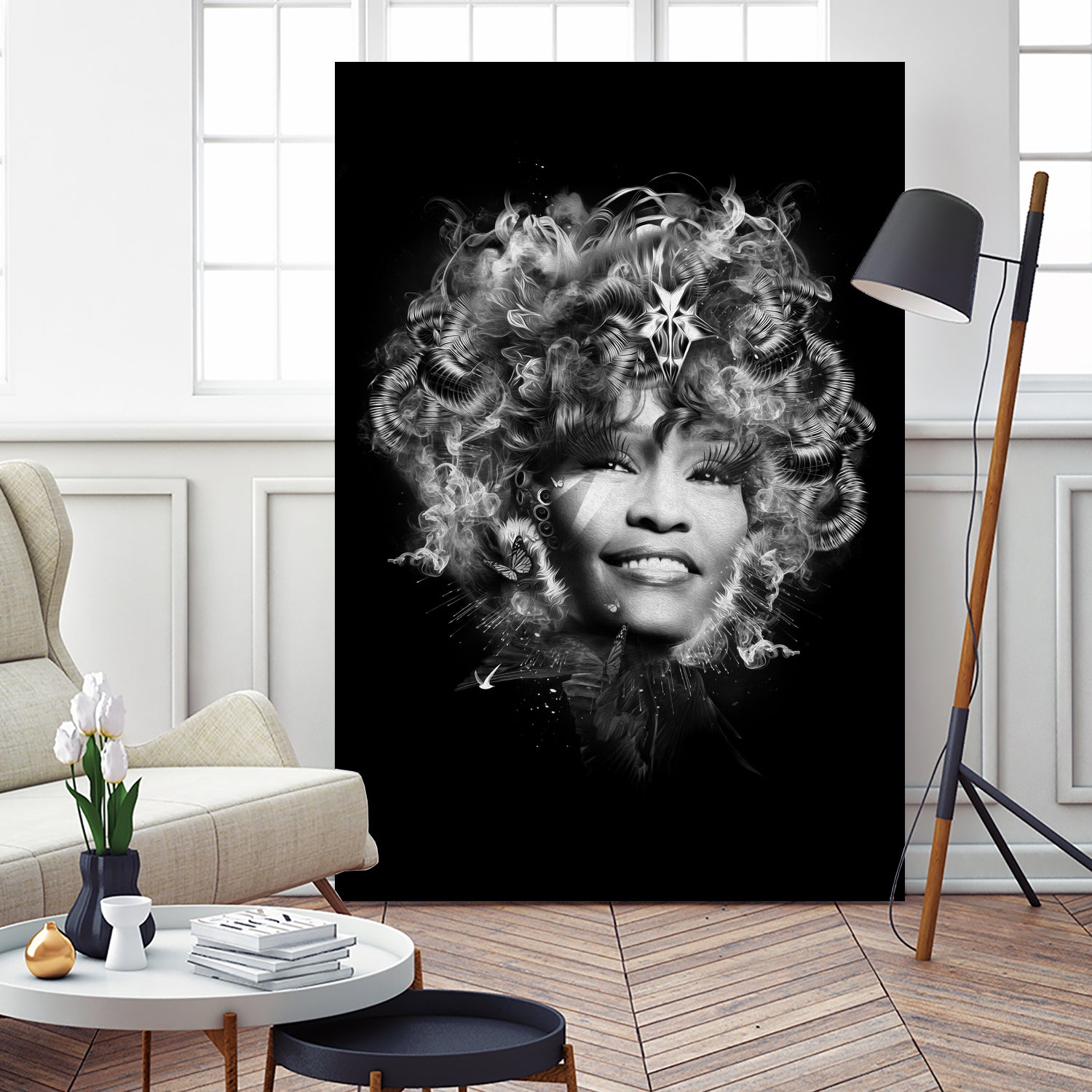 Whitney by Nicolas Obery on GIANT ART - black photo manipulation