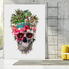 Summer Skull IV by RIZA PEKER on GIANT ART - orange digital painting