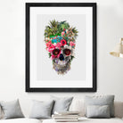 Summer Skull IV by RIZA PEKER on GIANT ART - orange digital painting