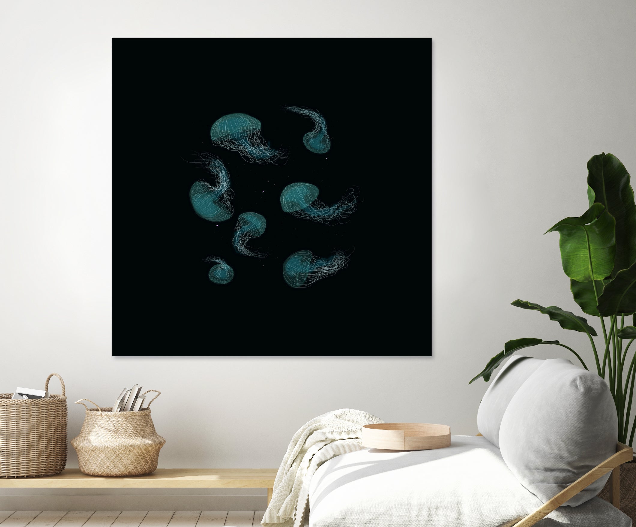 Jellyfish Ballet by ursulla Pinon on GIANT ART - black digital drawing