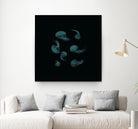 Jellyfish Ballet by ursulla Pinon on GIANT ART - black digital drawing