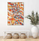 Shredded Flow by Randy Witte on GIANT ART - orange digital painting