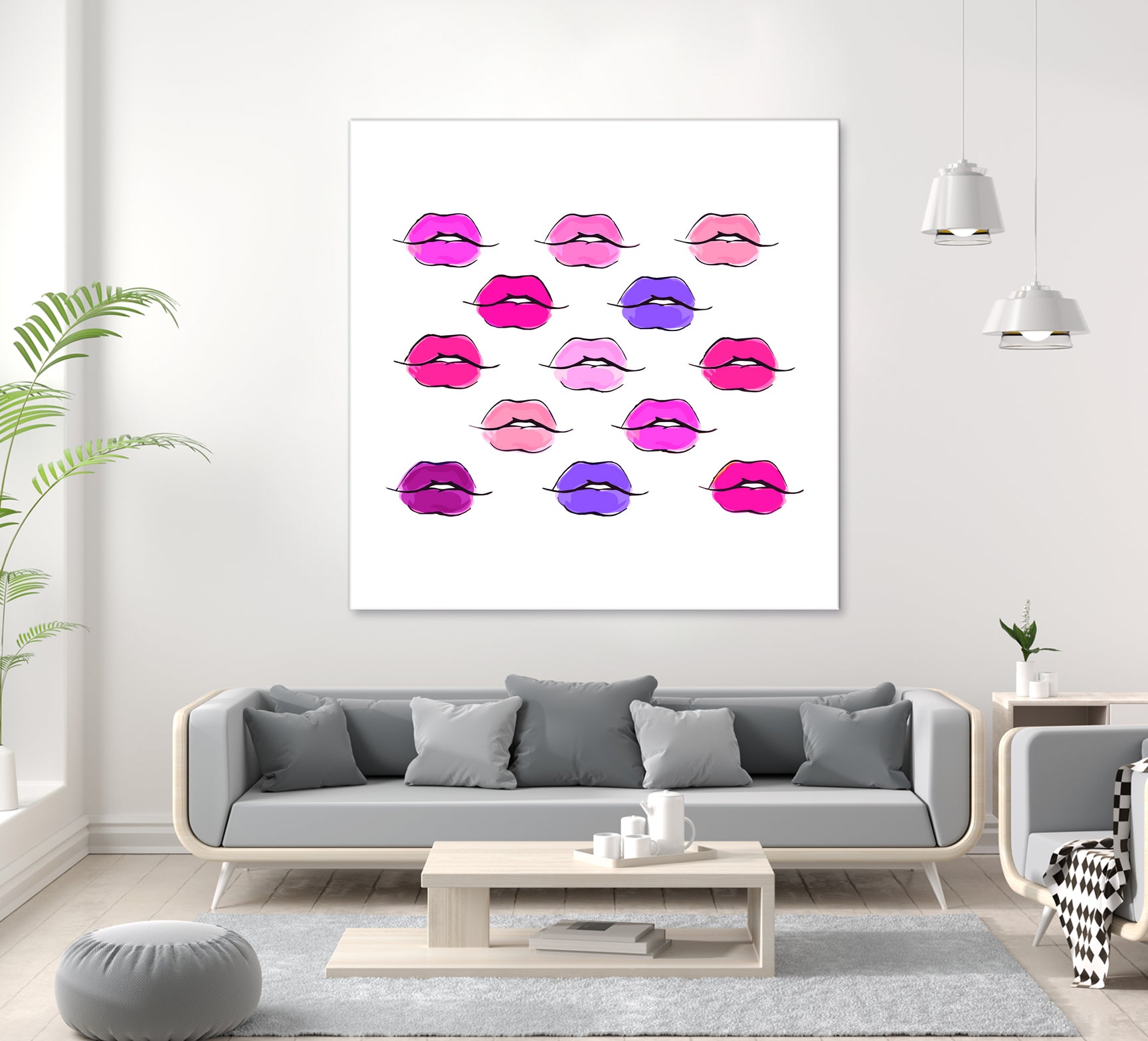 Shades of Pink by Jessica Velasquez on GIANT ART - white digital drawing