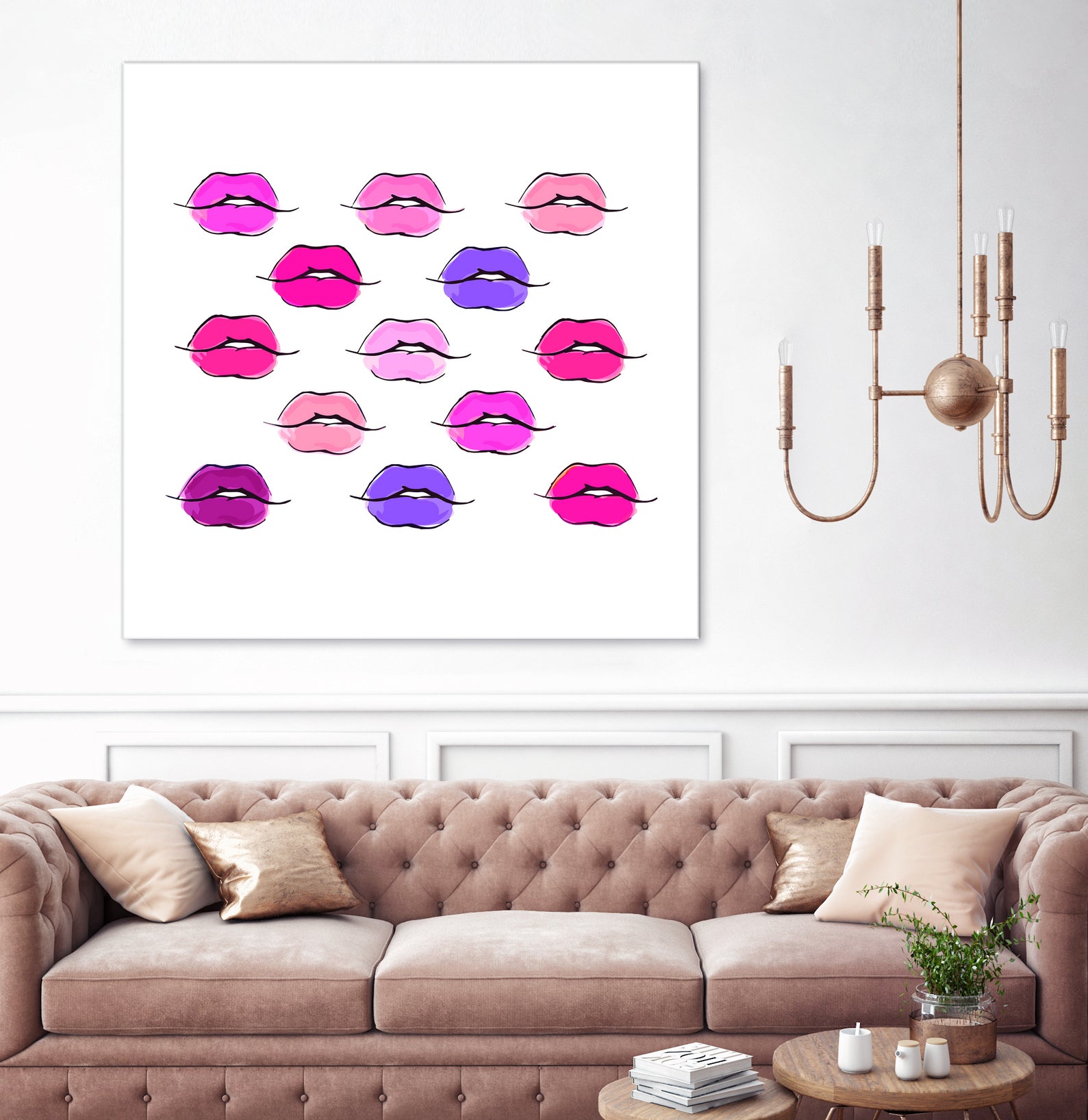 Shades of Pink by Jessica Velasquez on GIANT ART - white digital drawing