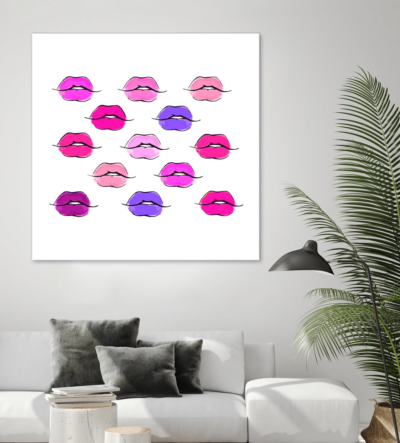 Shades of Pink by Jessica Velasquez on GIANT ART - white digital drawing