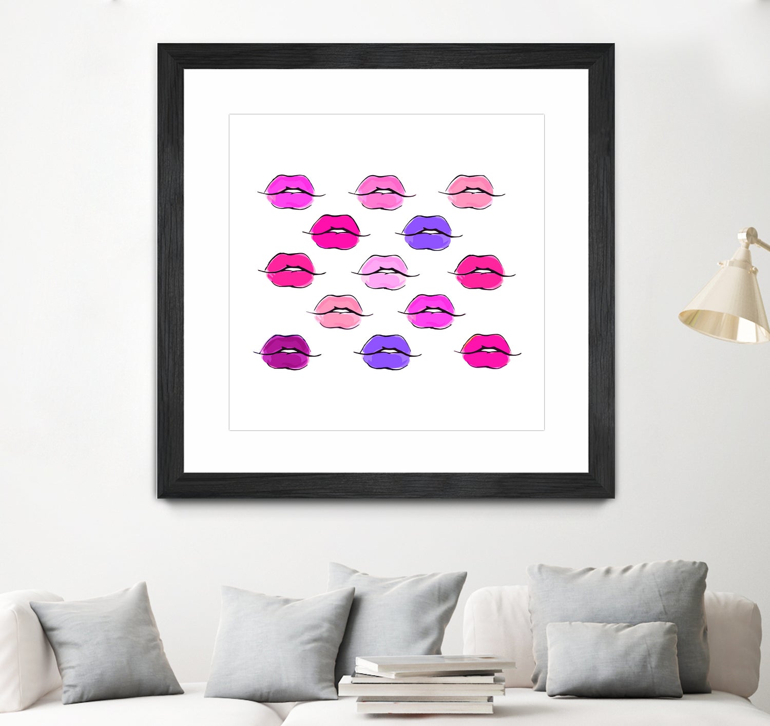 Shades of Pink by Jessica Velasquez on GIANT ART - white digital drawing