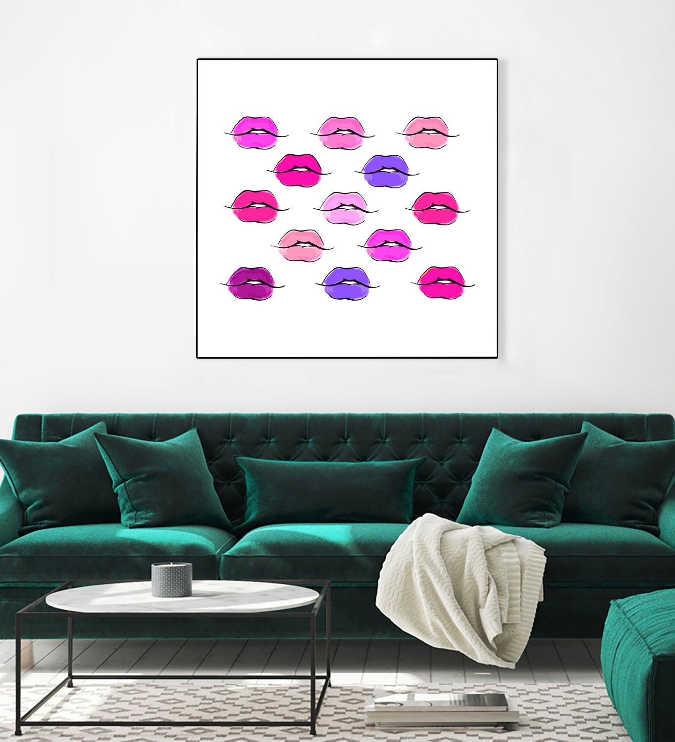 Shades of Pink by Jessica Velasquez on GIANT ART - white digital drawing