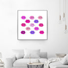 Shades of Pink by Jessica Velasquez on GIANT ART - white digital drawing