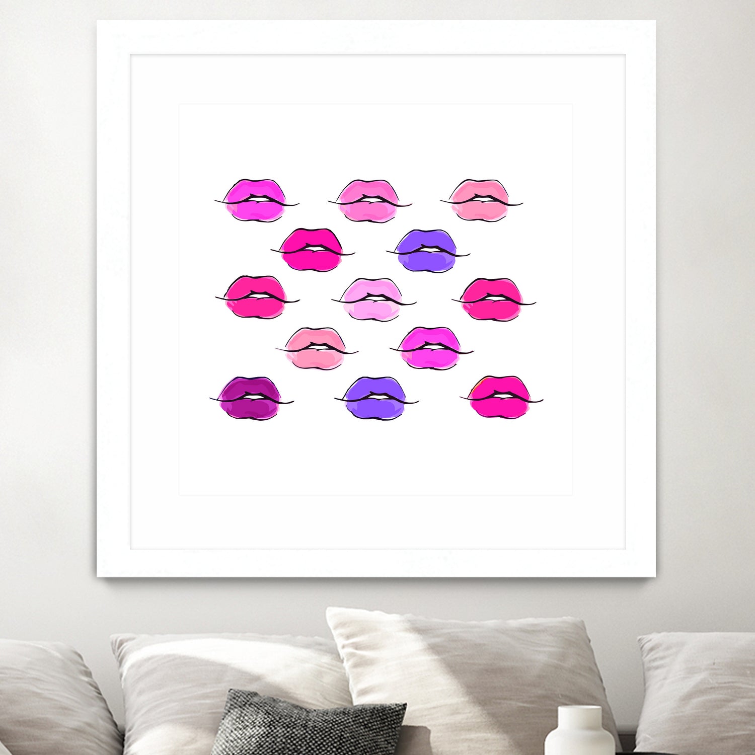 Shades of Pink by Jessica Velasquez on GIANT ART - white digital drawing