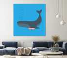 Whale Udder by Ryan Foster on GIANT ART - blue digital drawing