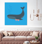 Whale Udder by Ryan Foster on GIANT ART - blue digital drawing