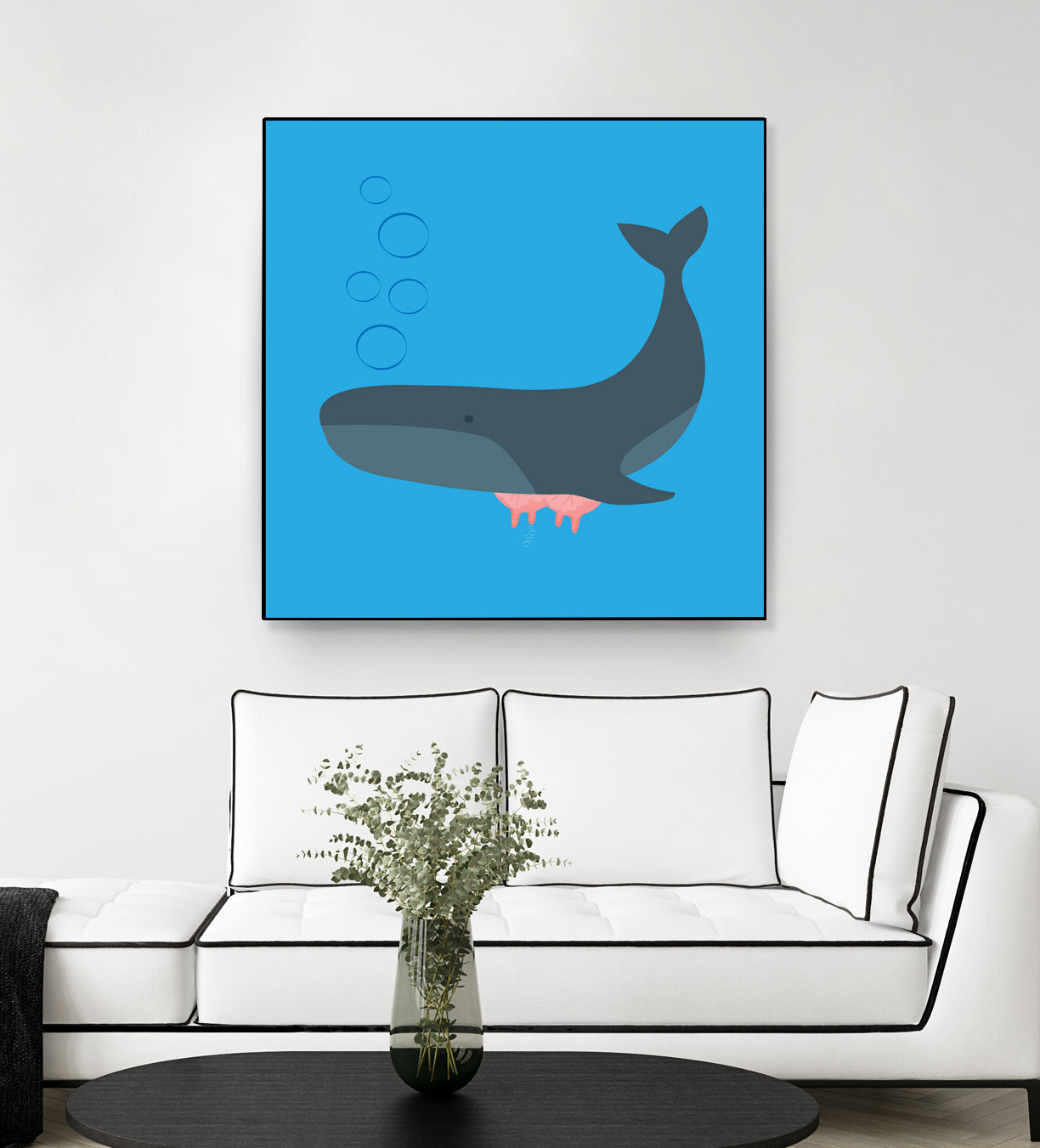 Whale Udder by Ryan Foster on GIANT ART - blue digital drawing