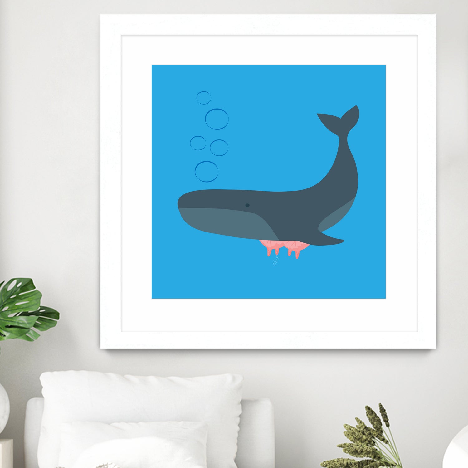 Whale Udder by Ryan Foster on GIANT ART - blue digital drawing