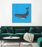 Whale Udder by Ryan Foster on GIANT ART - blue digital drawing