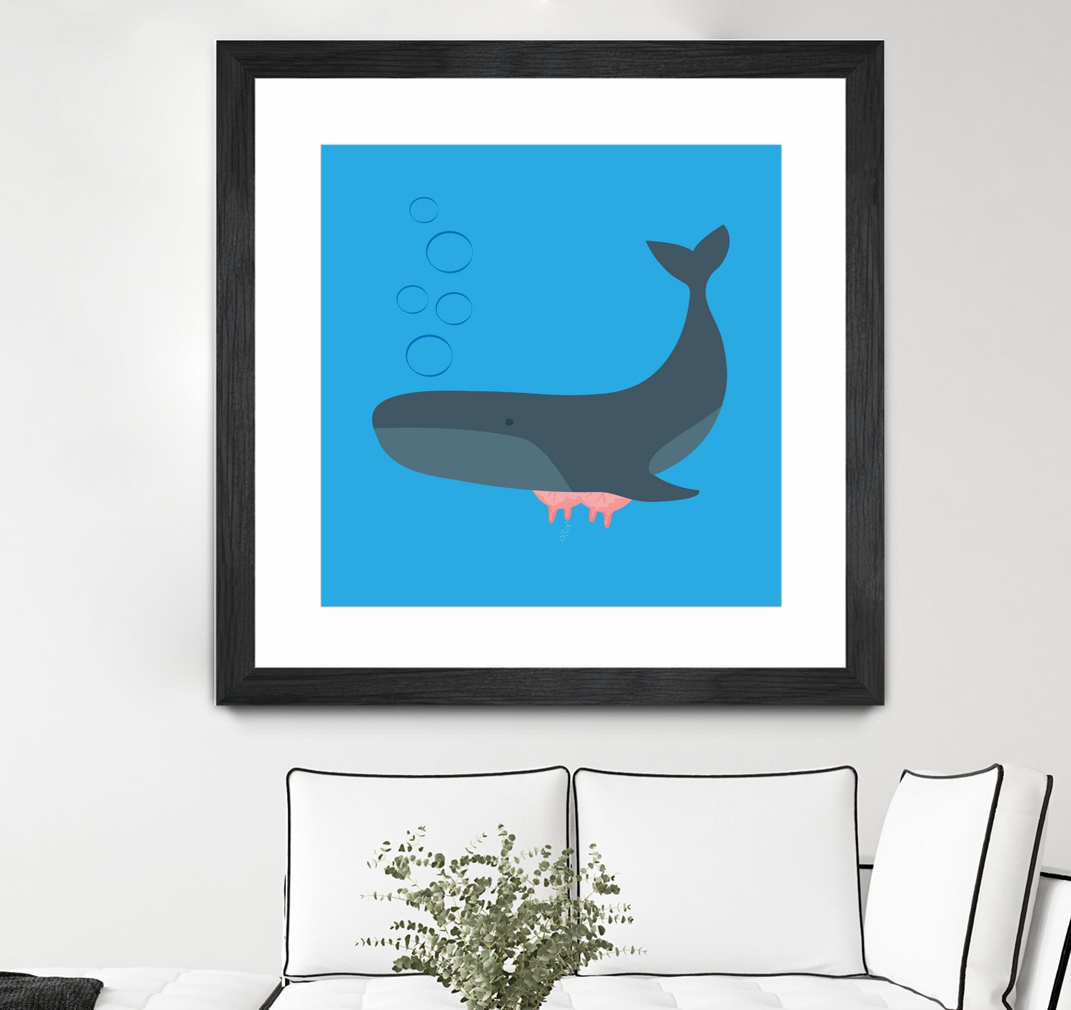 Whale Udder by Ryan Foster on GIANT ART - blue digital drawing