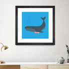 Whale Udder by Ryan Foster on GIANT ART - blue digital drawing