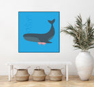 Whale Udder by Ryan Foster on GIANT ART - blue digital drawing