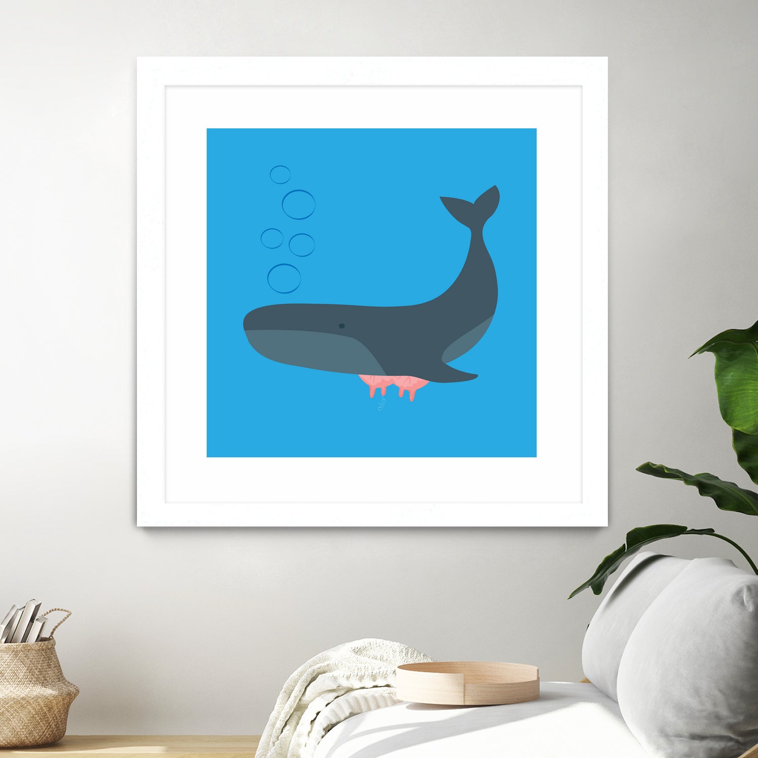 Whale Udder by Ryan Foster on GIANT ART - blue digital drawing