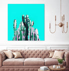 Majestic Cactus by Dominique Van Roey on GIANT ART - blue photo manipulation