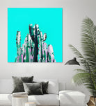 Majestic Cactus by Dominique Van Roey on GIANT ART - blue photo manipulation