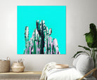 Majestic Cactus by Dominique Van Roey on GIANT ART - blue photo manipulation