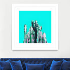 Majestic Cactus by Dominique Van Roey on GIANT ART - blue photo manipulation