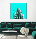 Majestic Cactus by Dominique Van Roey on GIANT ART - blue photo manipulation