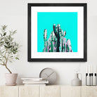 Majestic Cactus by Dominique Van Roey on GIANT ART - blue photo manipulation