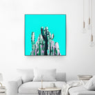 Majestic Cactus by Dominique Van Roey on GIANT ART - blue photo manipulation