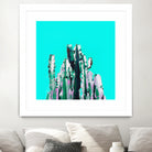 Majestic Cactus by Dominique Van Roey on GIANT ART - blue photo manipulation